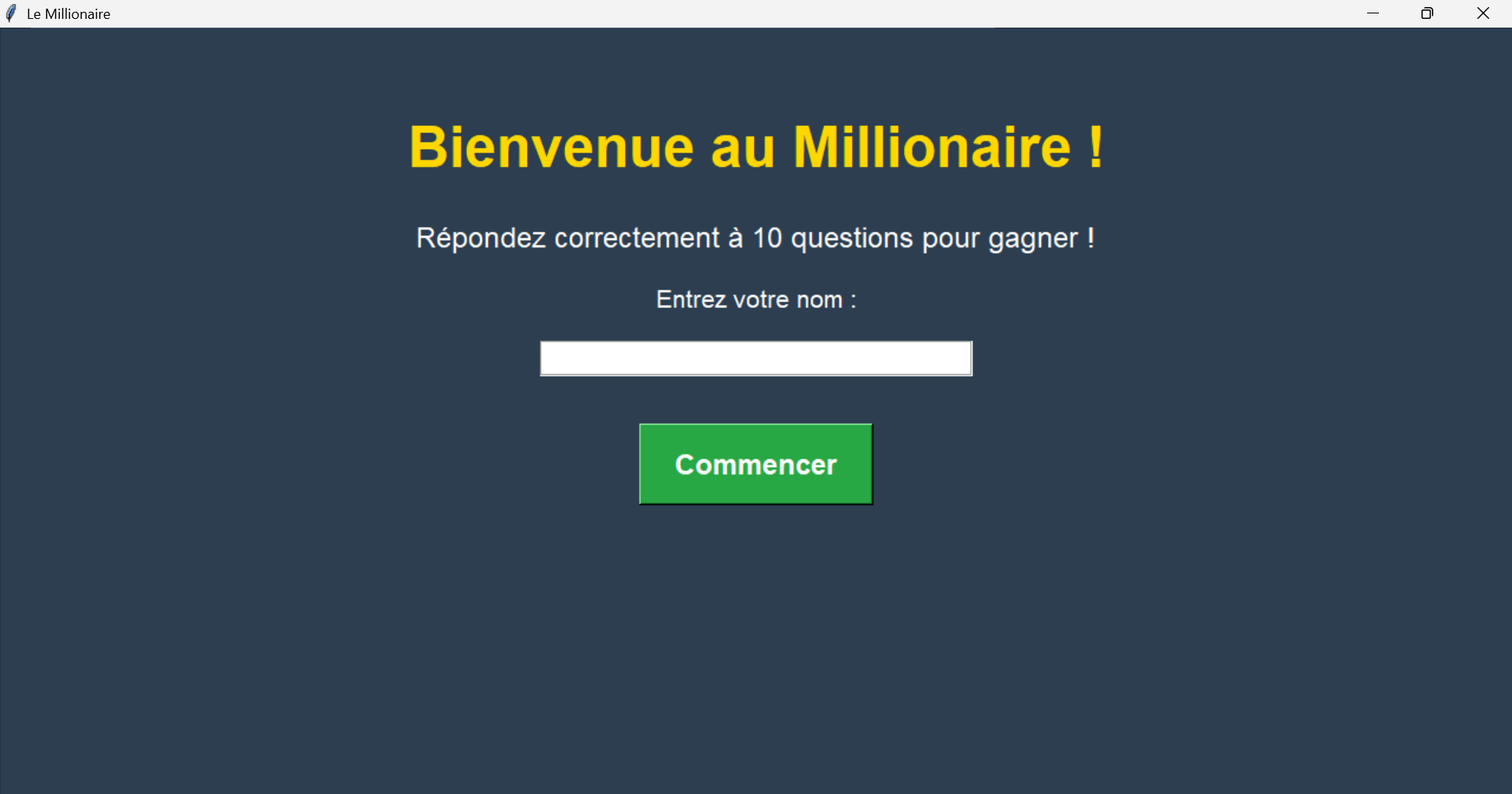 Le Millionaire